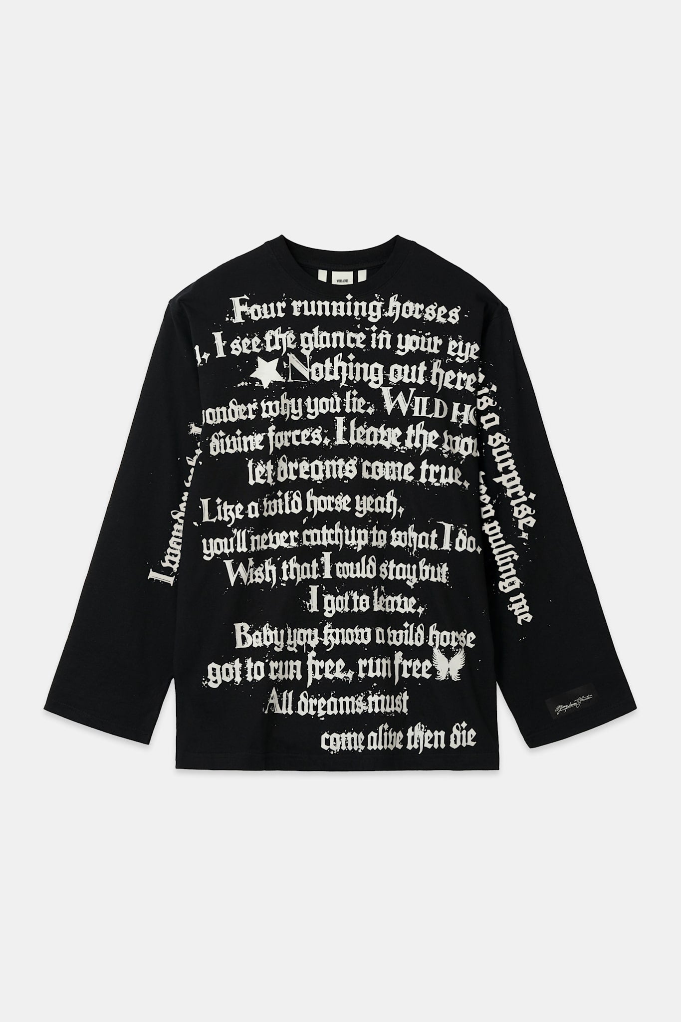 HORSES LYRIC LONG SLEEVE - 1