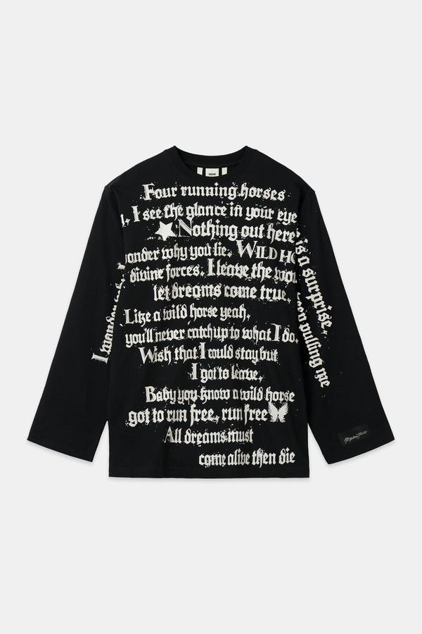 HORSES LYRIC LONG SLEEVE