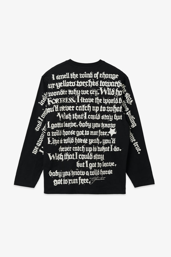 HORSES LYRIC LONG SLEEVE
