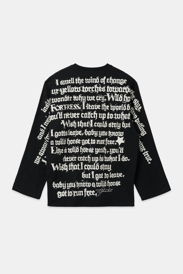 HORSES LYRIC LONG SLEEVE